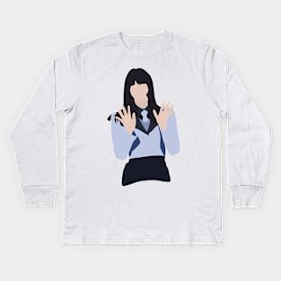 TWICE Momo Kids Long Sleeve T-Shirt